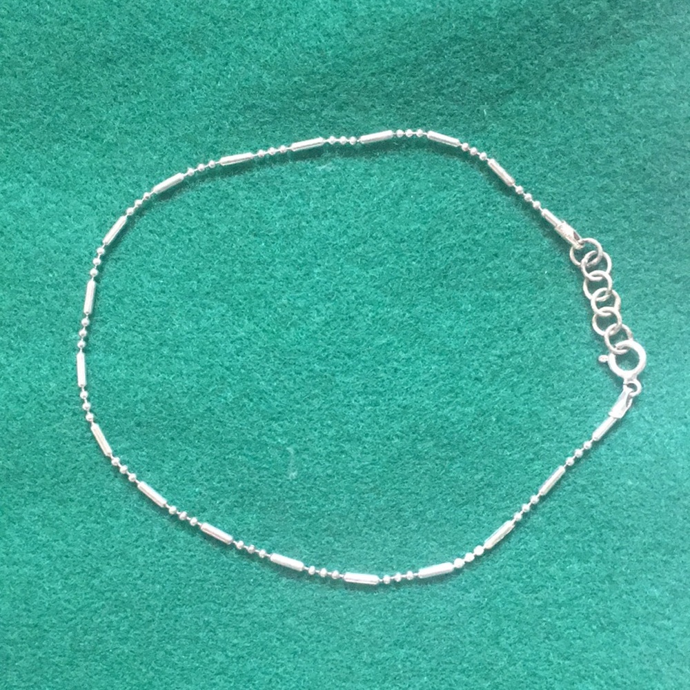 Vintage Silver Bead Bracelet